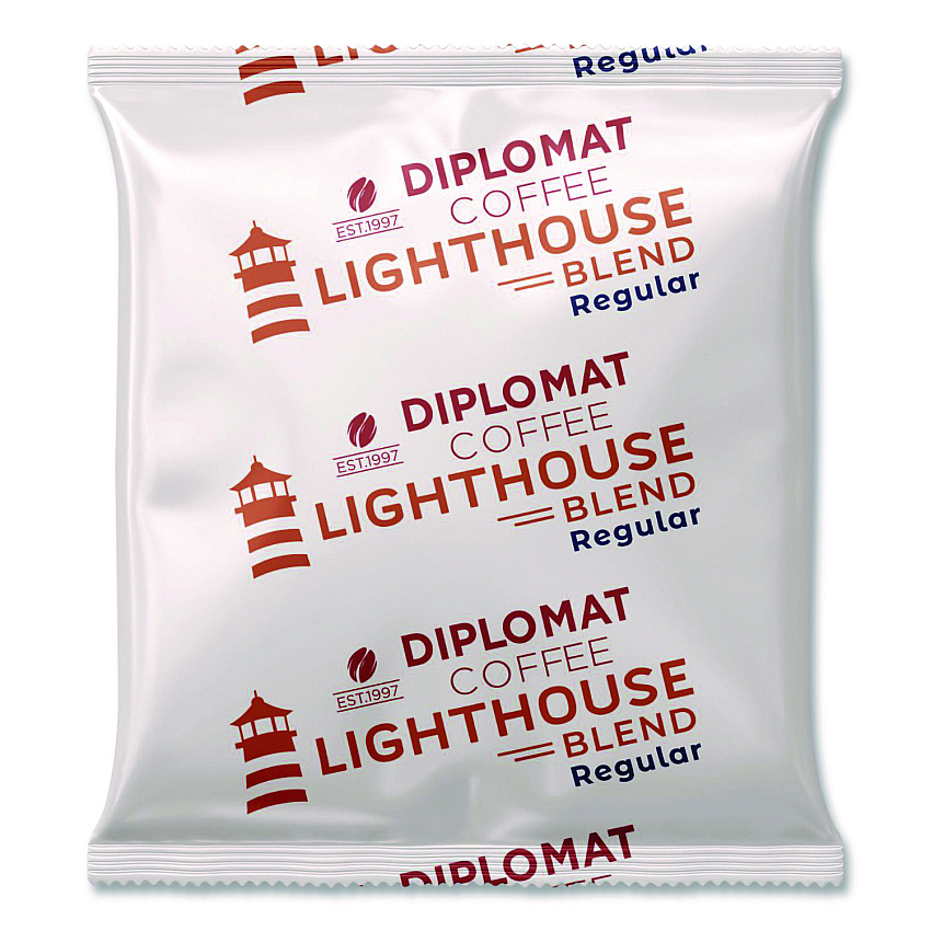 Diplomat Coffee Light House Frac Pack, 2.5 oz, 100/Carton (CLCLH25100R)