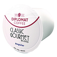Diplomat Coffee Classic Gourmet DC-Cup, 10 g, 96/Carton (CDCCUPCG9610)