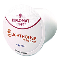 Diplomat Coffee Lighthouse DC-Cup, 10 g, 96/Carton (CDCCUPLH9610)