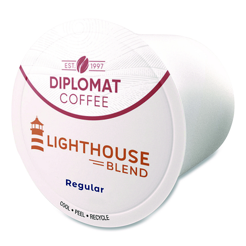 Diplomat Coffee Lighthouse DC-Cup, 10 g, 96/Carton (CDCCUPLH9610)