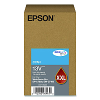 Epson T13V220 (T13V) DURABrite Pro Extra High-Yield Ink, 8,000 Page-Yield, Cyan