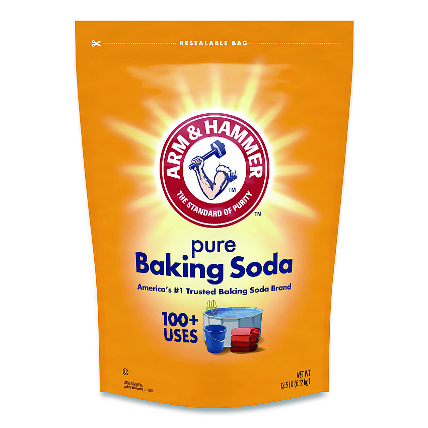 Arm & Hammer Baking Soda, 13.5 lb Bag, 4 Bags/Carton, 20 Cartons/Pallet (3320001961PL)