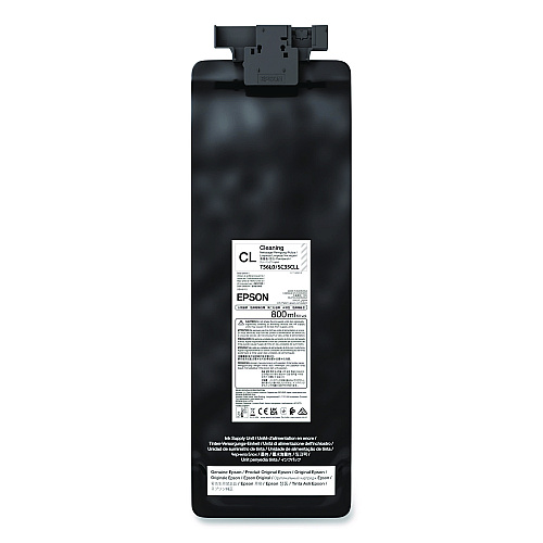 Epson T56L000 (T56L) UltraChrome GS3 Eco-Solvent Cleaning Cartridge, 800 mL