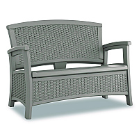 Suncast Elements Loveseat with Storage, 47
