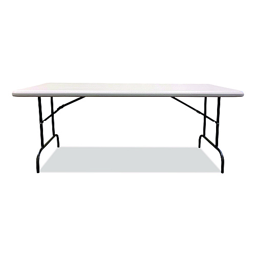 AbilityOne 7105017246806, SKILCRAFT Rectangular Folding Table, 60w x 30d x 29h, Platinum Gray Top, Gray Base/Legs