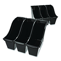Storex Small Book Bin, 1.5 gal, 4.5