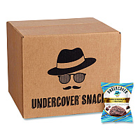 UNDERCOVER Snacks Dark Chocolate and Sea Salt Mini Quinoa Crisps, 0.25 oz Bag, 125/Carton (30700382)