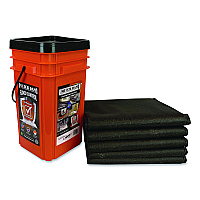 Quick Dam Outdoor Grab and Go Bucket Kit, (1) Bucket, (5) Jumbo Flood Bags (QDGG12485)