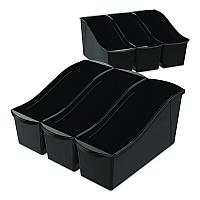 Storex Large Book Bin, 2 gal, 5.3