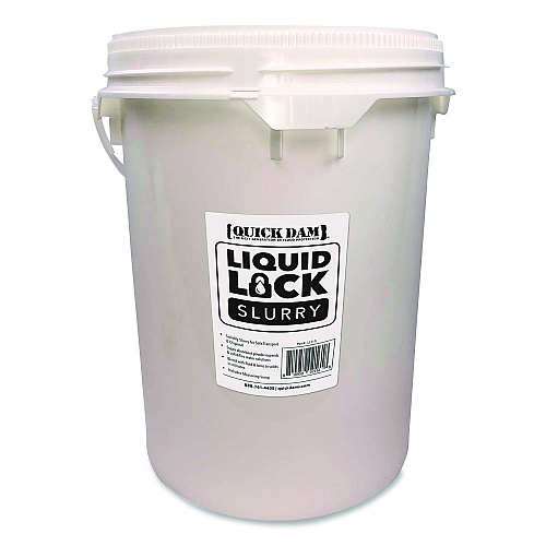 Quick Dam Liquid Lock Slurry, 2,500 gal, 5 gal Bucket (LLS5)