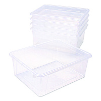 Storex Storage Tray, Deep, 2 gal, 10.65