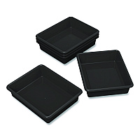 Storex Storage Tray, Flat, 102.4 oz, 10.65