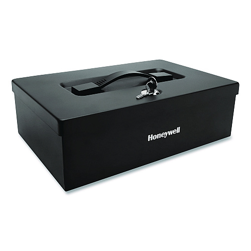 Honeywell Security Box, 12.7 x 8.8 x 4, Black (6124)