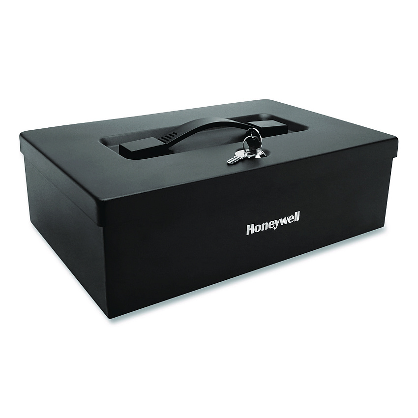 Honeywell Security Box, 12.7 x 8.8 x 4, Black (6124)