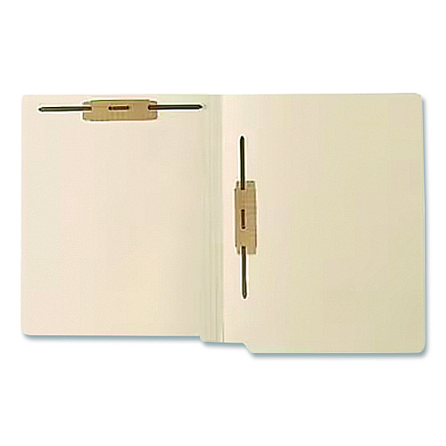 Medical Arts Press End Tab Fastener Folders, Vertical/Horizontal Fasteners, 0.75" Expansion, 2 Fasteners, Letter Size, Manila Exterior, 250/Box (52406B)
