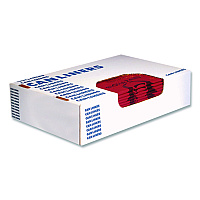 Heritage Healthcare Pre-Printed High-Density Can Liners, Biohazard: Infectious Waste, 45 gal, 16 mic, 40 x 48, Red, Flat Pack, 250/CT (Z8048VRP01)