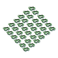 KleenGuard V8 Monogoggle 211 Goggle. Clear Lens, Green Frame, 36/Carton (16668)