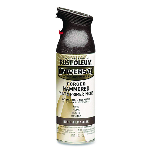 Rust-Oleum Universal Premium Spray Paint, Hammer Amber, 12 oz Aerosol Can (271480EA)