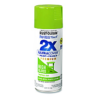 Rust-Oleum Painter's Touch 2X Ultra Cover Spray Paint, High Gloss Tropical Leaf, 12 oz Aerosol Can (331179EA)