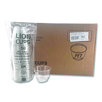 Plastifar Plastic Cold Cups, Sundae, 8 oz, Clear, 1,000/Carton (18439)