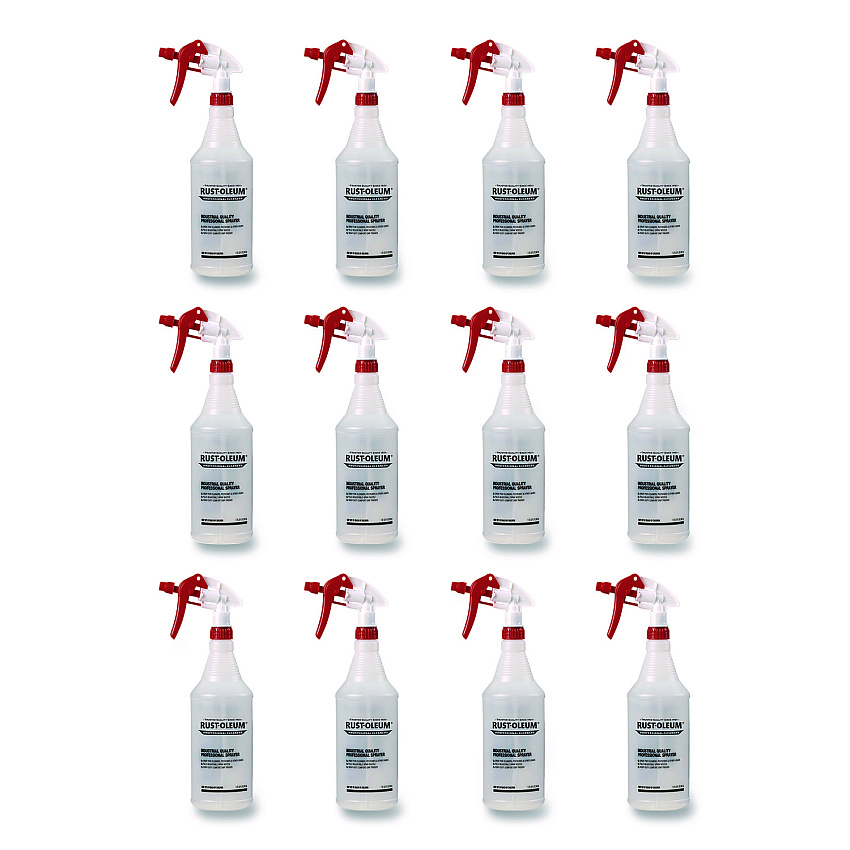 Empty Trigger Sprayer, 32 oz, Clear, 12/Carton