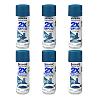 Rust-Oleum Painter's Touch 2X Ultra Cover Spray Paint, Ultra Matte Blue, 12 oz Aerosol Can, 6/Carton (331188)
