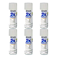 Rust-Oleum Painter's Touch 2X Ultra Cover Spray Paint, Ultra Matte Gray, 12 oz Aerosol Can, 6/Carton (331184)