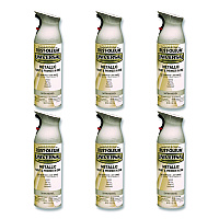 Rust-Oleum Universal Premium Spray Paint, Aged Nickel, 12 oz Aerosol Can, 6/Carton (249130)