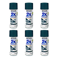 Rust-Oleum Painter's Touch 2X Ultra Cover Spray Paint, Ultra Matte Teal, 12 oz Aerosol Can, 6/Carton (331185)