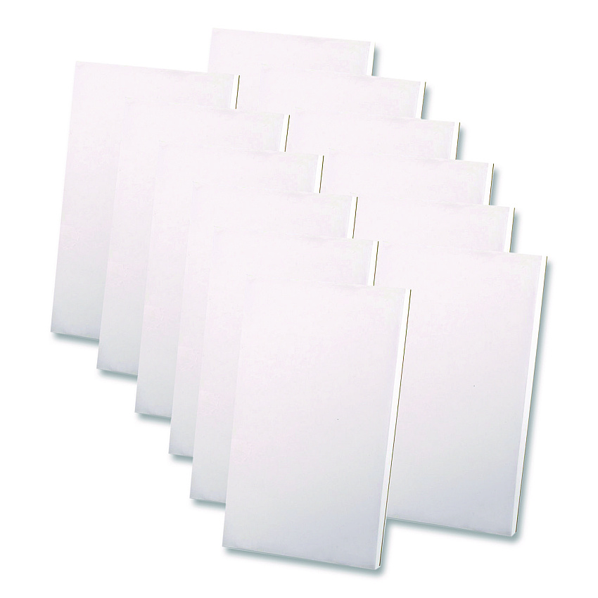 Ampad Scratch Pads, Unruled, 3 x 5, White, 100 Sheets, Dozen (21430)