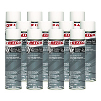 Betco Stainless Steel Cleaner and Polish, Characteristic Scent, 16 oz Aerosol Spray, 12/Carton (652300)