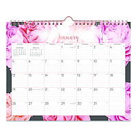 Blue Sky Joselyn Monthly Wall Calendar, Floral Artwork, 11 x 8.75, White/Multicolor Sheets, 12-Month (Jan to Dec): 2026 (147480)