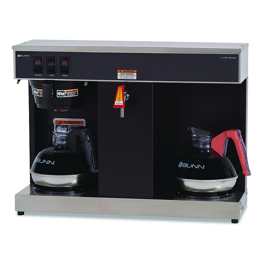 BUNN VLPF 12-Cup Automatic Coffee Brewer, Gray/Stainless Steel (074000005)