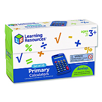 Learning Resources Primary Calculator, 8-Digit, LCD, 10 Calculators (LER0038)