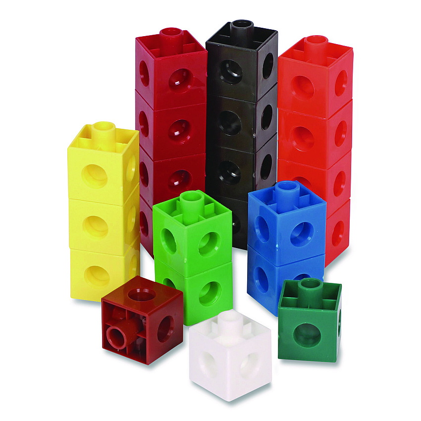 Learning Resources Snap Cubes, Grades K to 2, 1,000 Pieces (LER7586)