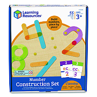 Learning Resources Number Construction Activity Set, Pre-K to K, 50 Pieces (LER8550)