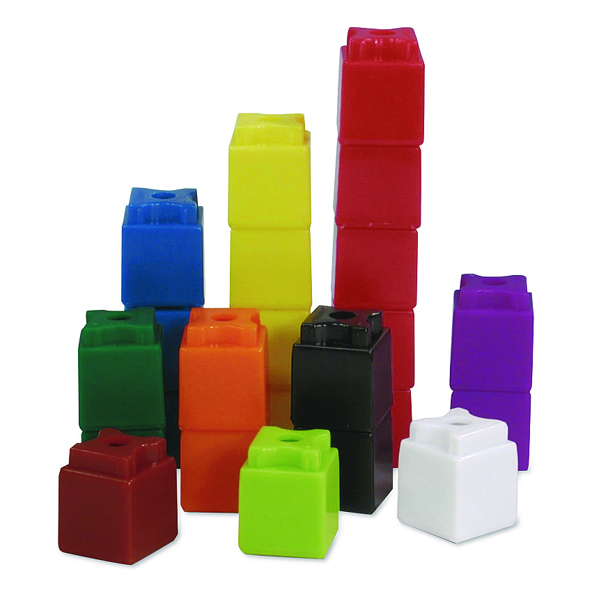 hand2mind UniLink Linking Cubes, Pre-K to K, 1,000 Pieces (46485)