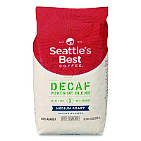 Seattle's Best Port Side Blend Whole Bean Coffee, Decaffeinated, 12 oz Bag (11008565)