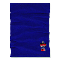 ergodyne Chill-Its 6493FR FR Cooling Neck Gaiter, Modacrylic Knit, One Size Fits Most, Blue (42138)