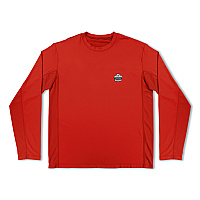 ergodyne Chill-Its 6689 Cooling Long Sleeve Sun Shirt with UV Protection, 2X-Large, Orange (12181)