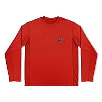 ergodyne Chill-Its 6689 Cooling Long Sleeve Sun Shirt with UV Protection, 3X-Large, Orange (12182)