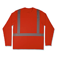 ergodyne Chill-Its 6688 Type R Class 2 Cooling Hi-Vis Sun Shirt with UV Protection, 3X-Large, Orange (12235)