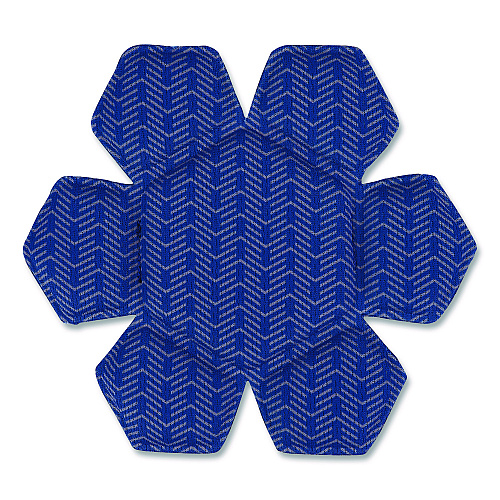 ergodyne Chill-Its 6612 Hard Hat Cooling Top Pad, 6" dia, Blue, 3/Pack (12448)