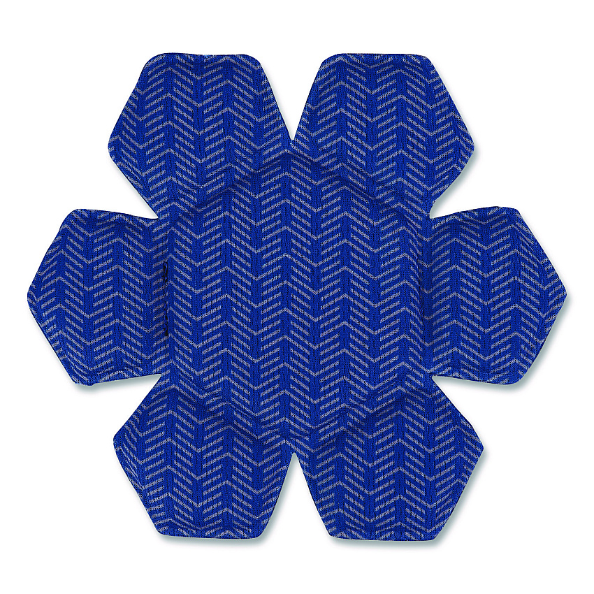 ergodyne Chill-Its 6612 Hard Hat Cooling Top Pad, 6" dia, Blue, 3/Pack (12448)