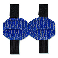 ergodyne Chill-Its 6613 Hard Hat Cooling Ratchet Pad, 5.5 x 2, Blue, 3/Pack (12449)
