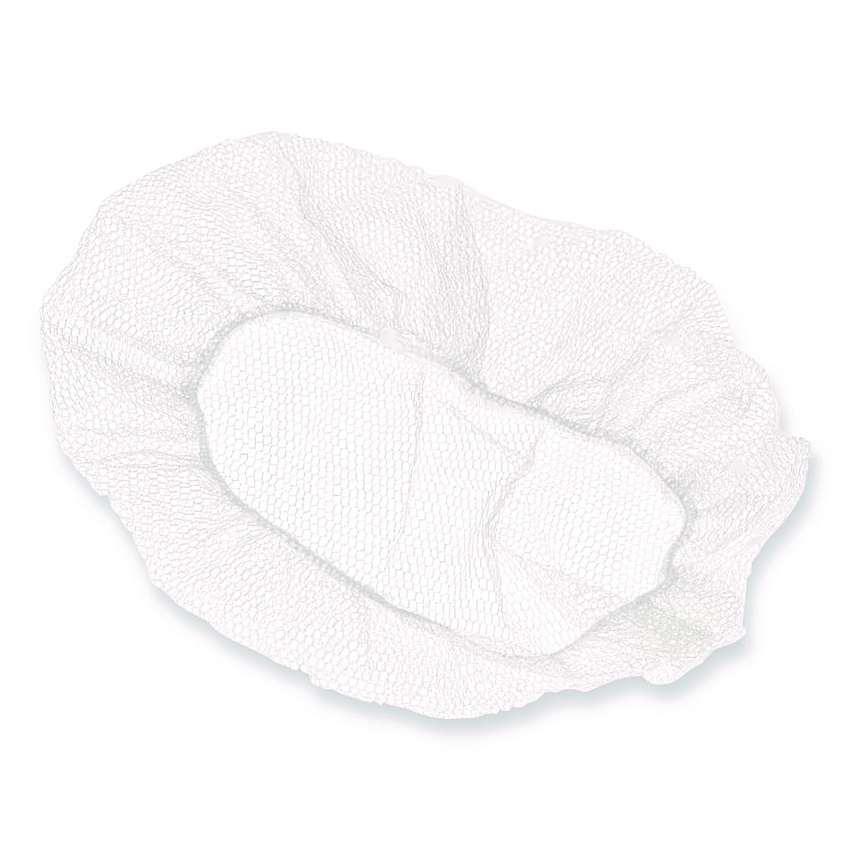 AmerCareRoyal Koronet Hairnet, Nylon, White, 1,000/Carton (RPH100W21)