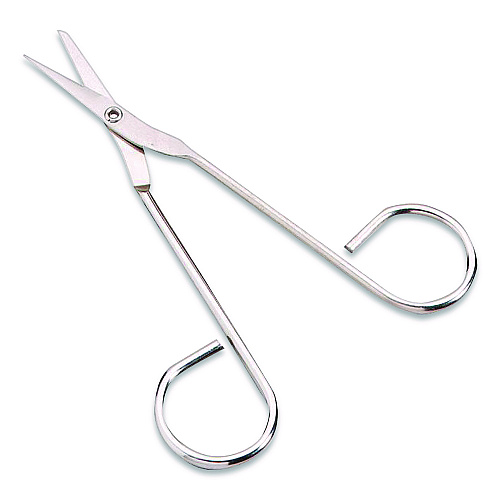 First Aid Only First Aid Scissors, 4.5" Long, Straight Nickel Handle (813161)