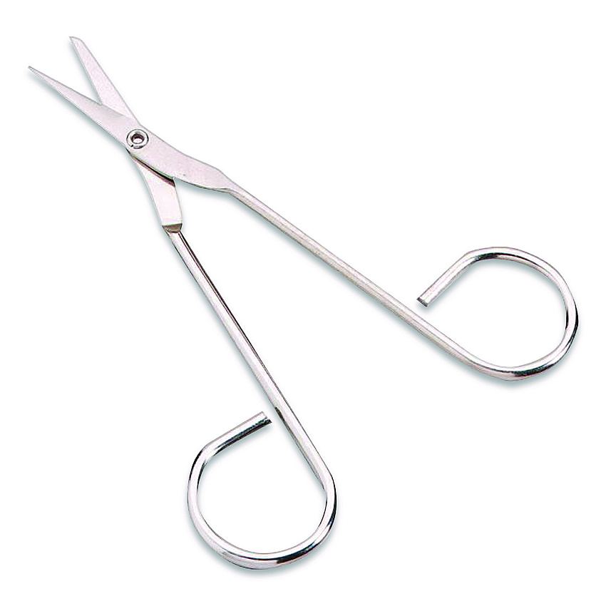 First Aid Only First Aid Scissors, 4.5" Long, Straight Nickel Handle (813161)