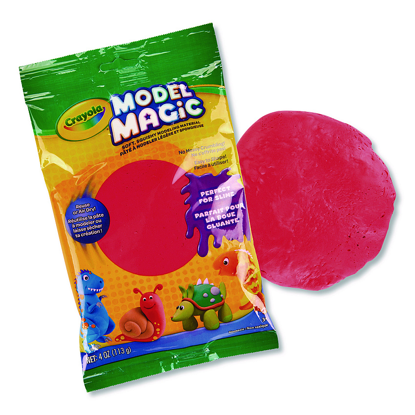 Crayola Model Magic Modeling Compound, Red, 4 oz Packet (574438)