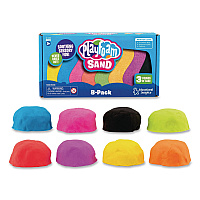 Educational Insights Playfoam Sand, Ages 3 to 12, Eight Assorted Color 6 oz Packs (2230)
